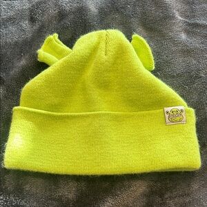 Sherk Lime Green Kids Beanie OS